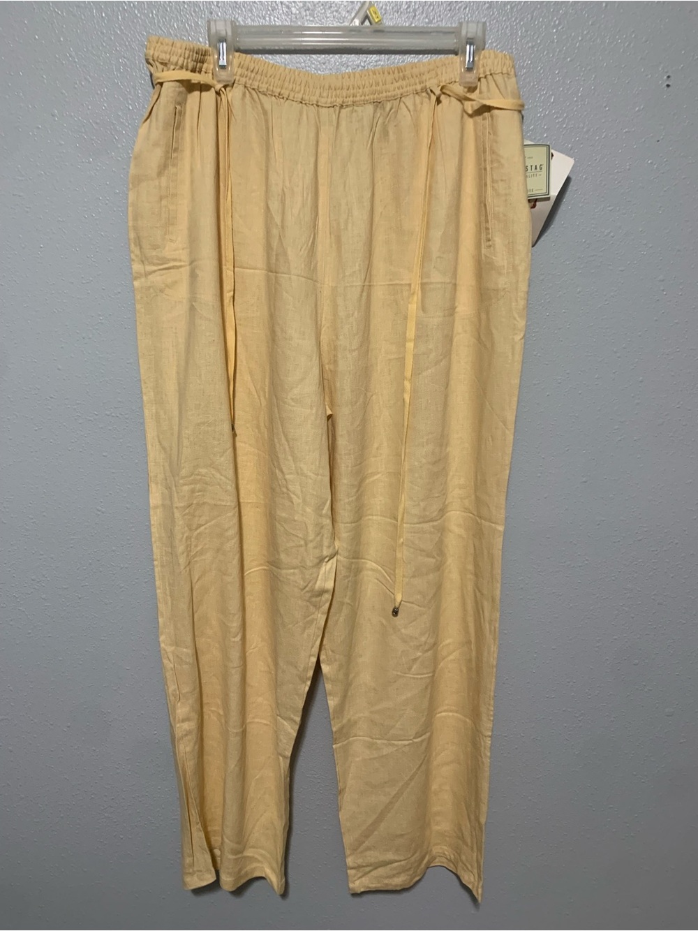 Light Yellow Drawstring Women’s Lounge Pants